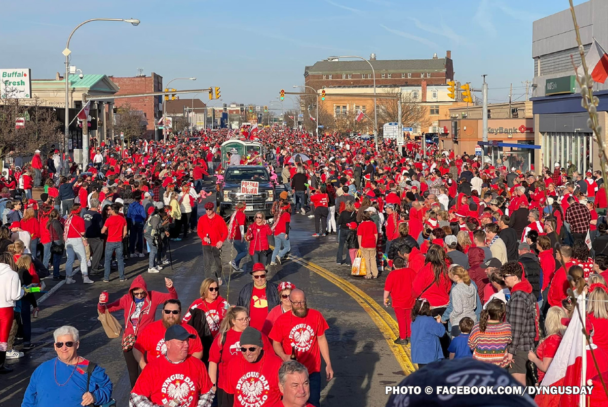 Monday is Dyngus Day so grab your squirt guns and pussy willows and don your red and white for the annual Dyngus Day parade!